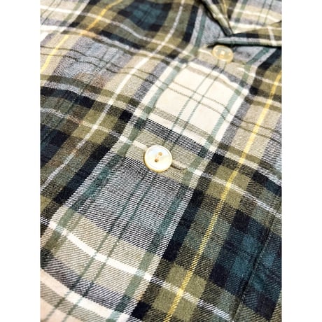 60s OPEN COLLAR SHIRT Size L程