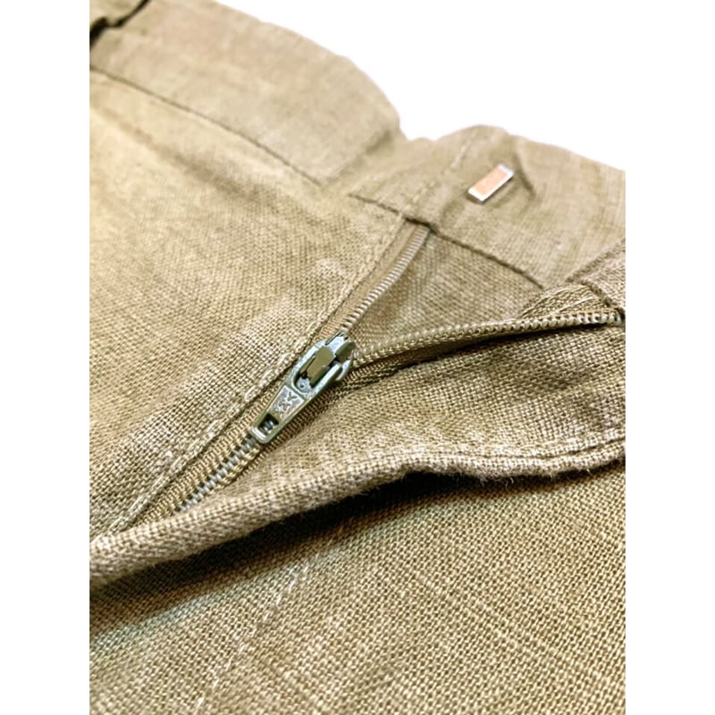 90s DOCKERS LINEN SLACKS Size W34L32→W34L30 | K