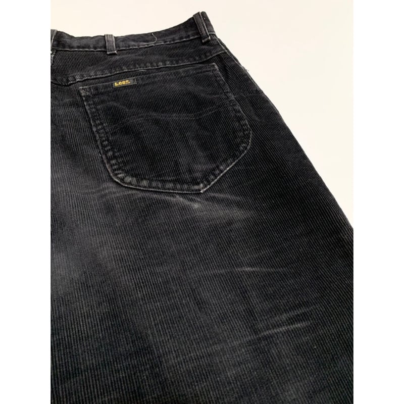 【陀羅尼助 様】 Lee 200 コーデュロイパンツ Black ブラック 80〜90s Lee 200 CORDUROY PANTS MADE IN USA 🇺🇸 Si