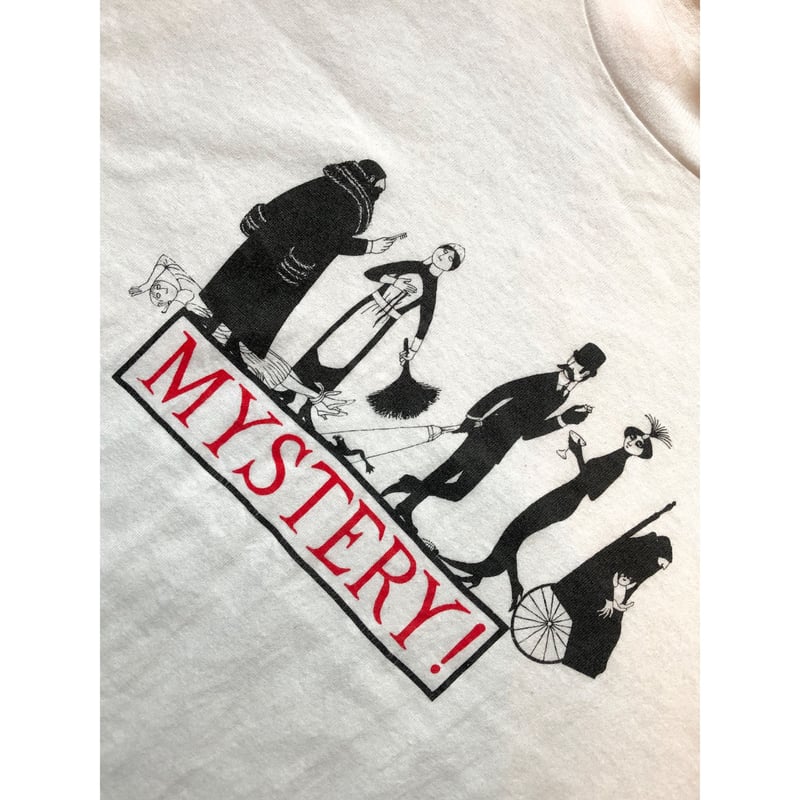 80s Edward Gorey MYSTERY ! Tee MEAD IN USA 🇺🇸 S 80s Edward Gorey MYSTERY ! Tee MEAD IN USA 🇺🇸 S