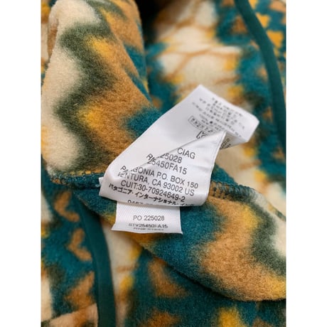 FA15s Patagonia "OVERALL PATTERN" SYNCHILLA SNAP T Size M