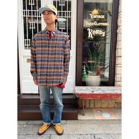 00s Ralph Lauren B/D SHIRT Size XL