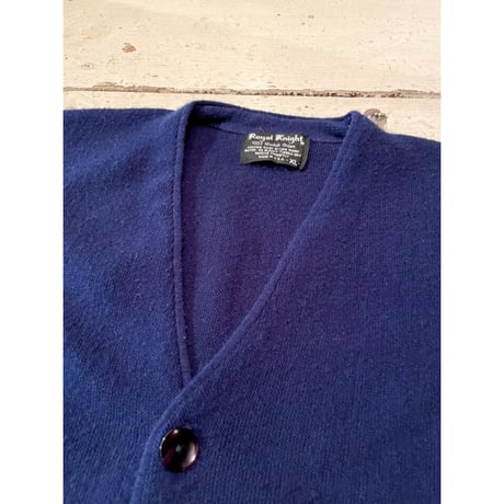 70s ROYAL KNIGHT ACRLYIC CARDIGAN  MADE IN USA 🇺🇸 Size XL