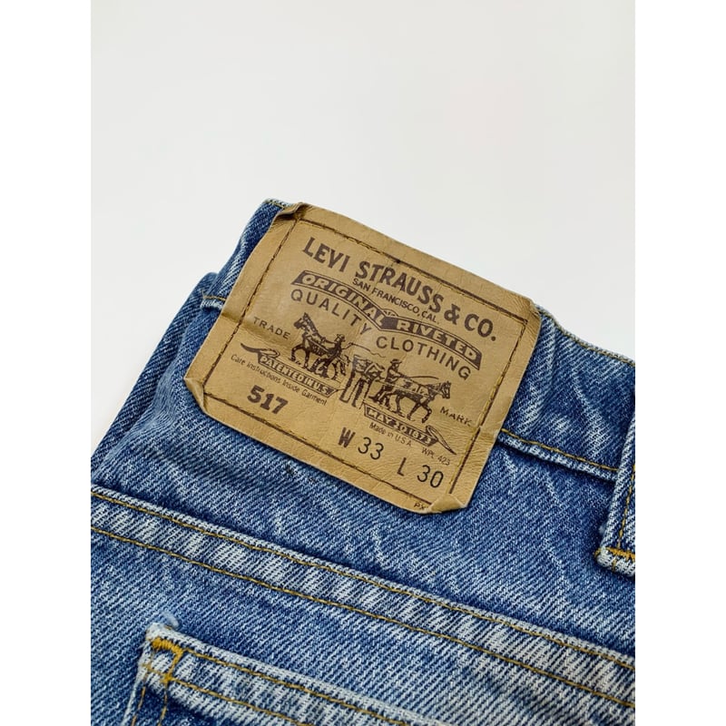 Levi's 517 90sブーツカットデニム W33 L32 USA製90年代Levi's 517 W33×L32 | CUSTOM FEVER