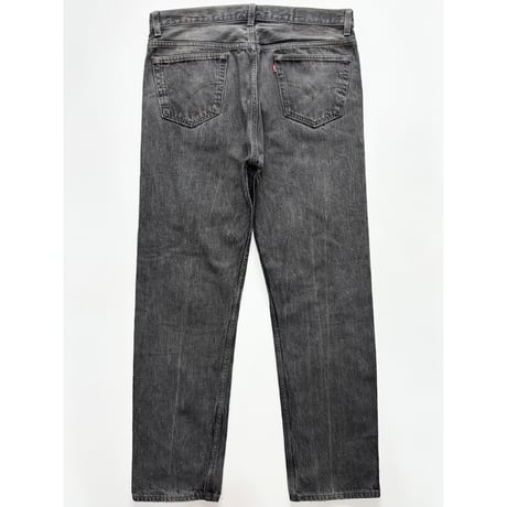 90s Levi’s 501 BLACK DENIM PANTS MADE IN USA🇺🇸 Size W36L32→W35.5L32
