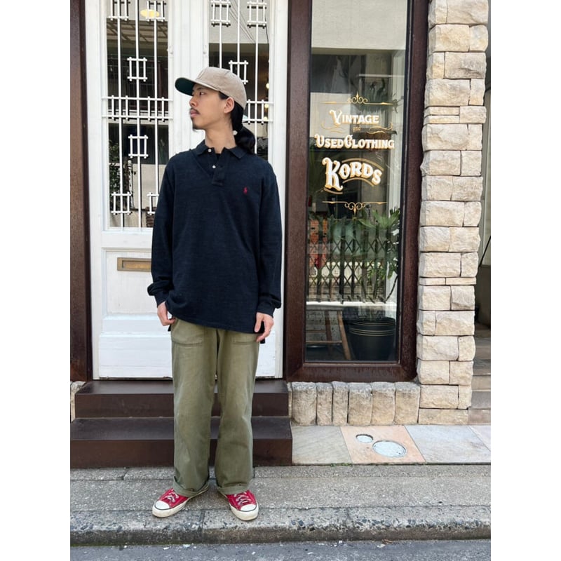90s Ralph Lauren L/S POLO SHIRT Size XL | KORDS