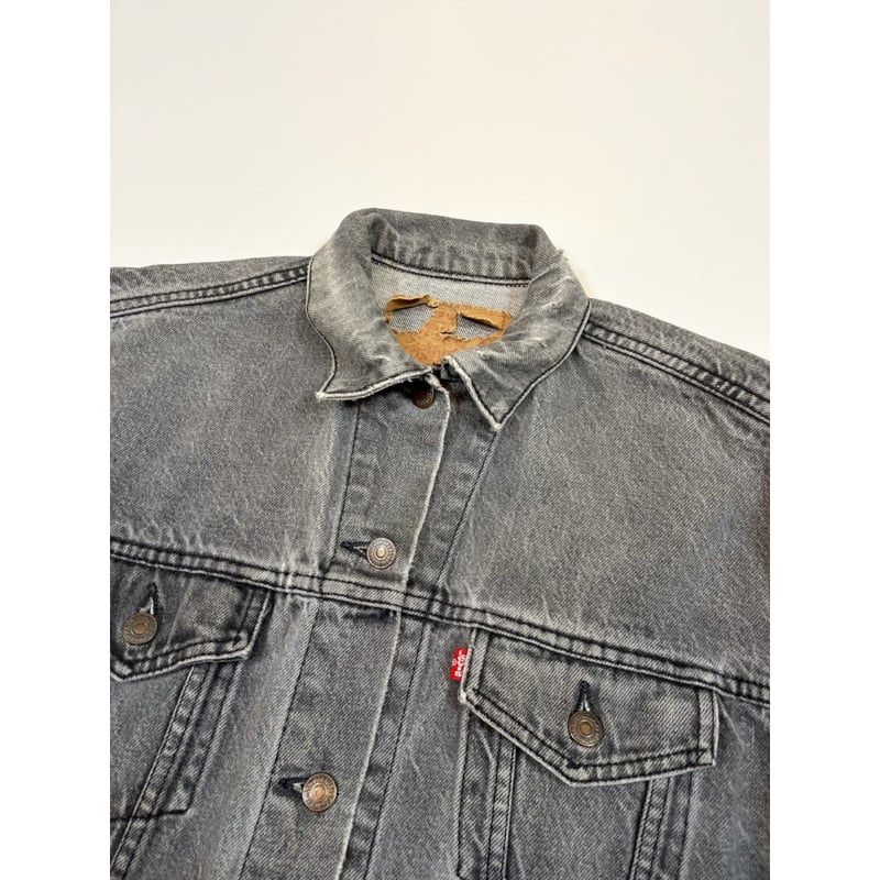 80s Levi's 77930 BLACK DENIM JACKET MADE IN USA 80s Levi's 77930 BLACK DENIM JACKET MADE IN USA