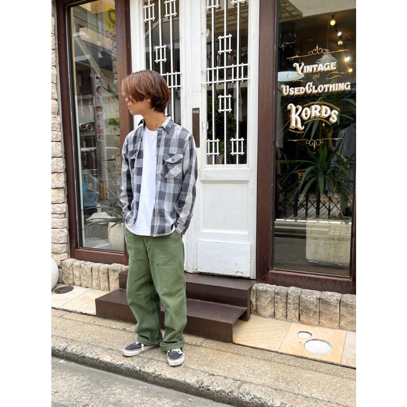 トップス 80's five brother flannel shirt VINTAGE FIVE BROTHER PLAID FLANNEL SHIRT 1980S SIZE MEDIUM