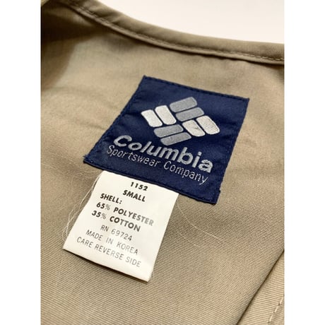 80s "DEAD STOCK" Columbia FISHING VEST Size S
