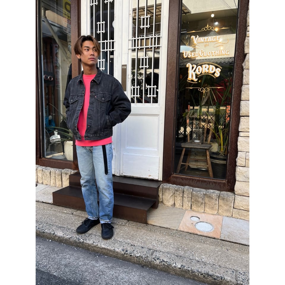 ちゃさま専用 80s Levi’s 70411 先染め ブラックデニムジャケット 80s Levis 70411-9454 Black Denim Jacket USA製 | VOSTOK