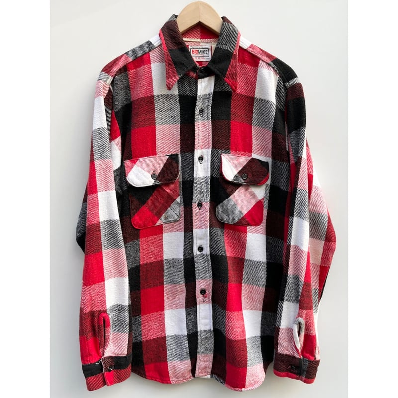 70s BIG MIKE FLANNEL SHIRT MADE IN USA 🇺🇸 Size