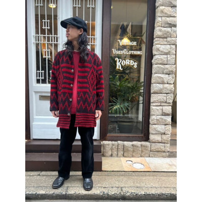 90s woolrich ネイティブ柄ブランケットコート 90s WOOLRICH 