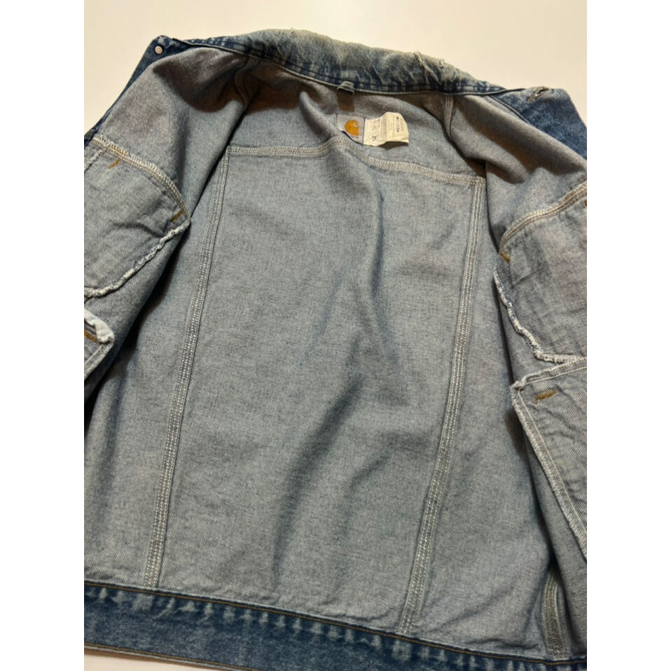 90s carhartt DENIM TRACKER JACKET MADE IN USA 🇺 90s carhartt DENIM TRACKER JACKET MADE IN USA 🇺