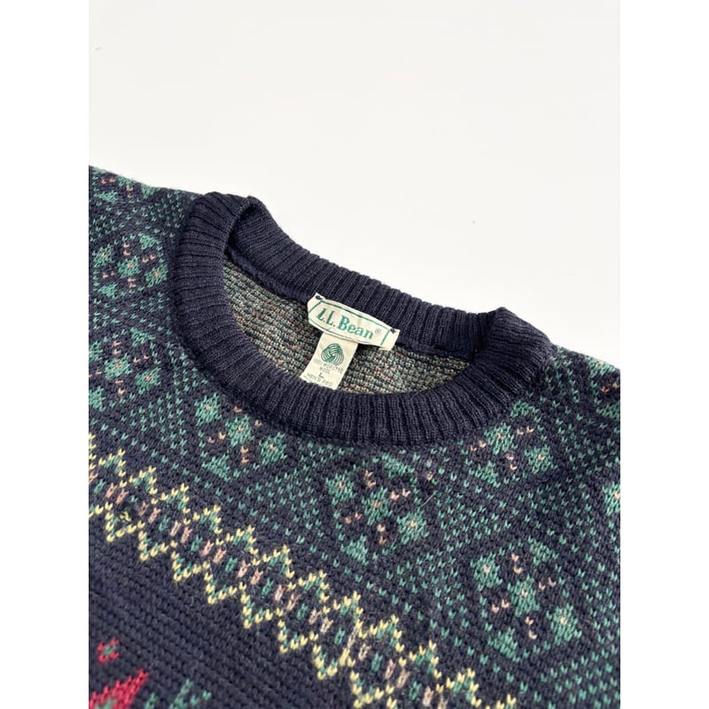 80s L.L.Bean WOOL KNIT MADE IN IRELAND 🇮🇪 Size