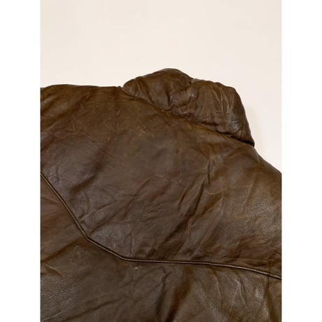 90s Ralph Lauren LEATHER DOWN VEST Size XXL