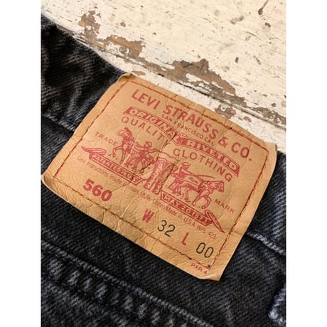 90s Levi's 560 BLACK DENIM Short's PANTS MADE IN USA 🇺🇸 Size W32