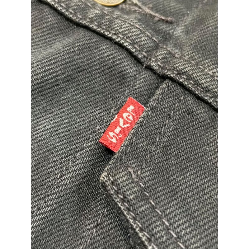 【墨黒フェード】Levi’s 70503ブラックデニムM 実寸L寄り#720 Levi's 70503 Black Denim Jacket 黒 L相当 Levis リーバイス デニム