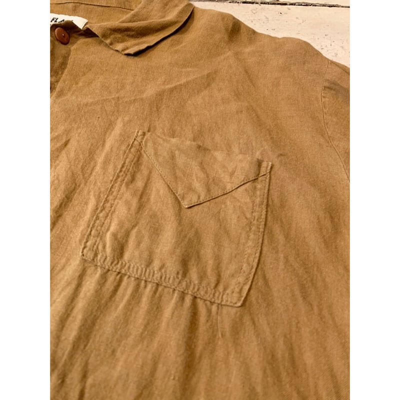 90s FLAX LINEN SHIRT Size L | KORDS