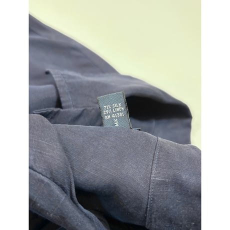 90s Ralph Lauren "CALDWELL" S/S OPEN COLLAR SHIRT Size XXL