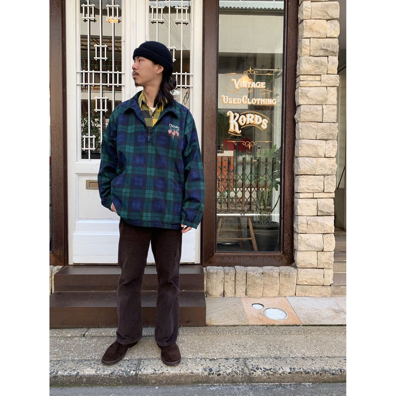 90s CHAPS Ralph Lauren HALFZIP NYLON PULLOVER J