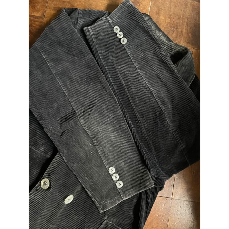 80s EIKO DOUBLE BREASTED CORDUROY WORK JACKET 🇩