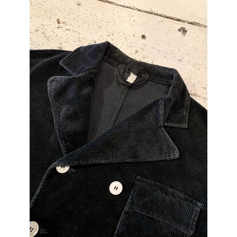 80s GERMANY WORK DOUBLE BREASTED CORDUROY WORK 80s GERMANY WORK DOUBLE BREASTED CORDUROY WORK