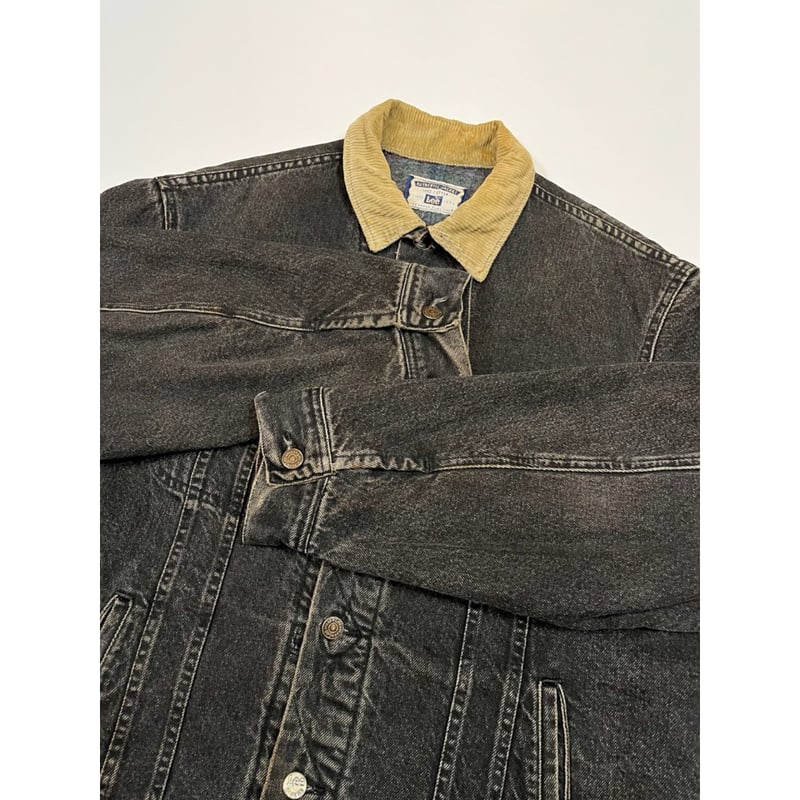 90s Lee 221 BLACK DENIM JACKET 