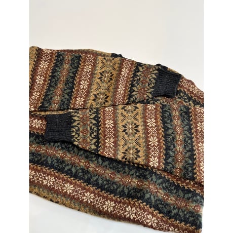 80s L.L.Bean WOOL KNIT MADE IN SCOTLAND🏴󠁧󠁢󠁳󠁣󠁴󠁿 Size L