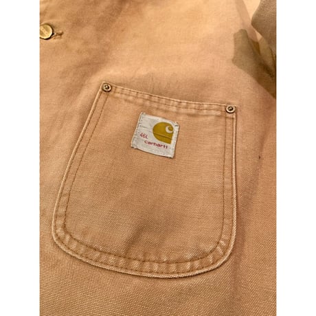 70s carhartt DUCK CHORE COAT MADE IN USA 🇺🇸 Size 46L