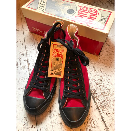 80s "DEADSTOCK" CONVERSE THE CHUCK TAYLOR CLASSIC ALL STAR HI MADE IN USA 🇺🇸 Size 9