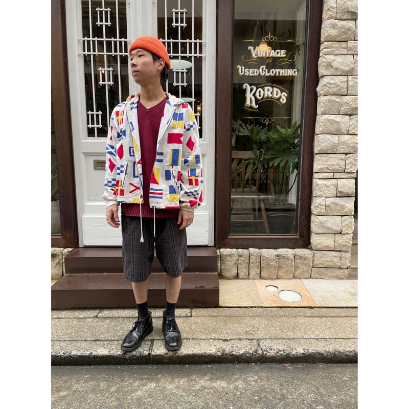 60〜70s SPATZ MARITIME SIGNAL FLAGS JACKET Size
