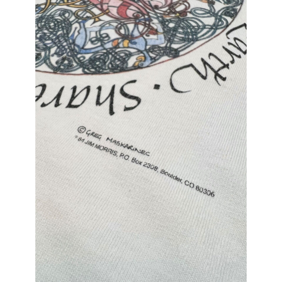 【入手困難】80s USA製 芸術 アート Jim Morris Tシャツ 動物 入手困難】80s USA製 芸術 アート Jim Morris Tシャツ 動物