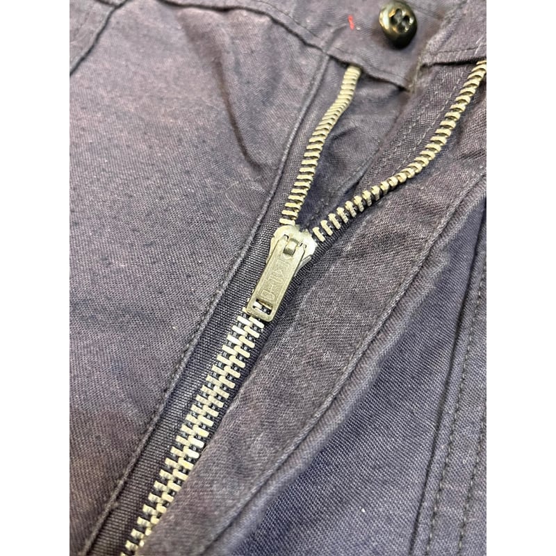 パンツ 70s us.navy Utility Trousers 1970s US NAVY Dark Blue Utility Trousers / ストレート レッグ