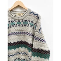 80s L.L.Bean ROLL NECK WOOL KNIT Size XL