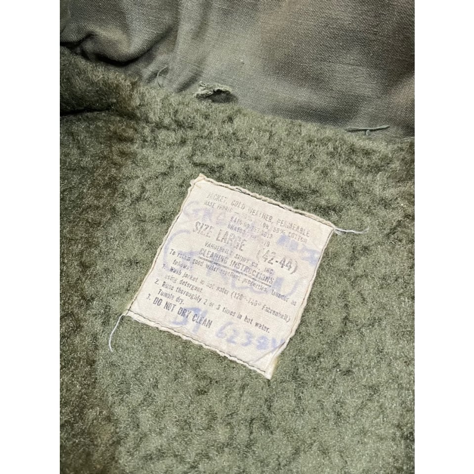 80s US NAVY A-2 DECK JACKET Size LARGE | KORDS