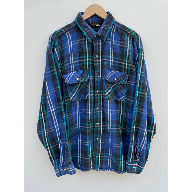 90s FIVE BROTHER FLANNEL SHIRT MADE IN USA 🇺🇸 S