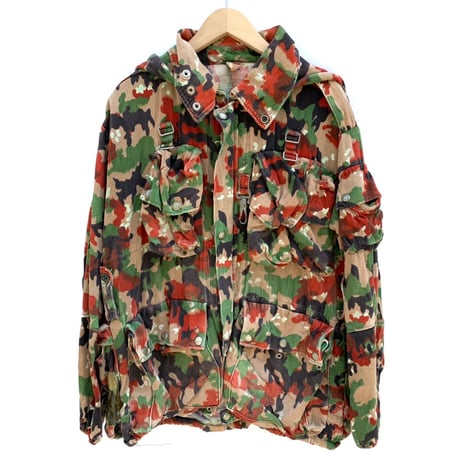 70s SWISS MILITARY "ALPINE CAMO" MOUNTAIN JACKET Size 52 (L程)