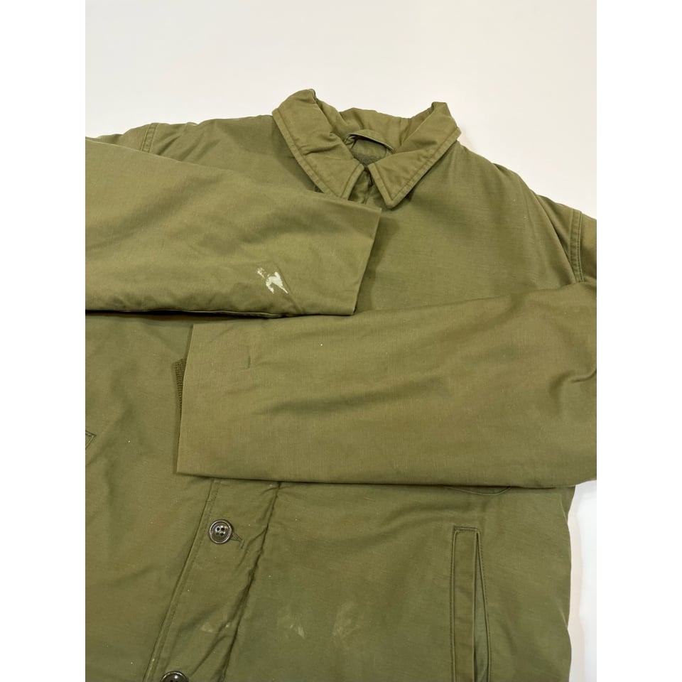 70s US NAVY A-2 DECK JACKET 