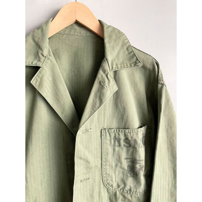 その他 40s US MARINE CORPS P-41 HBT JACKET 40's USMC P-41 HBT Jacket 1940's Vintage 38 from Japan USED