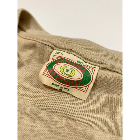 80s BANANA REPUBLIC Tee MADE IN USA 🇺🇸 Size XL