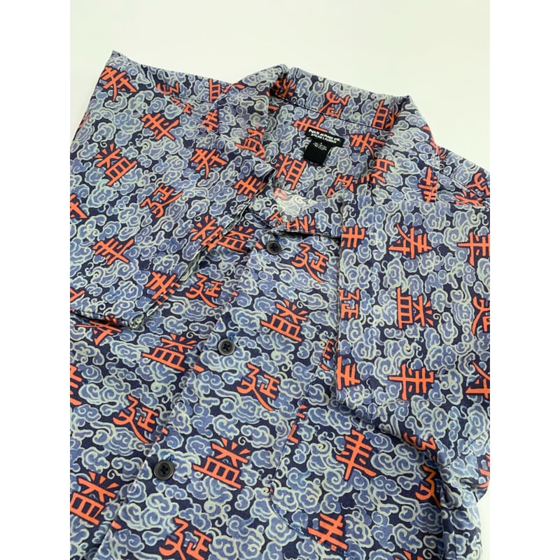 トップス POLO REMAKE OPEN COLLAR SHIRT POST JUNK / 90's POLO RALPH LAUREN “P TENNIS” Open Collar S