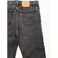 90s Levi’s 550 BLACK DENIM PANTS MADE IN USA 🇺🇸 Size W36L32→W35L30