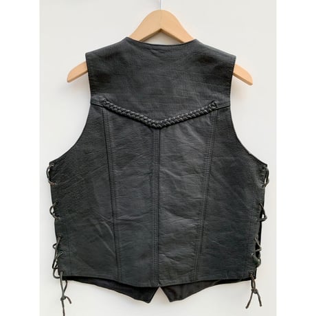 00s HUDSON LEATHER VEST Size L程
