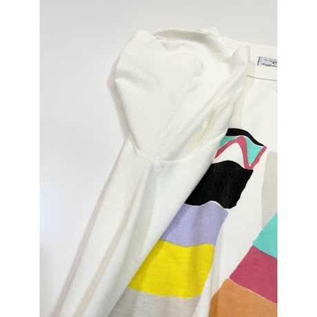 90s SONIA DELAUNAY ART Tee MADE IN FRANCE🇫🇷 Size XL