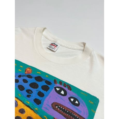 90's BIG HED "HATTERAS ISLAND" ART Tee Size XL