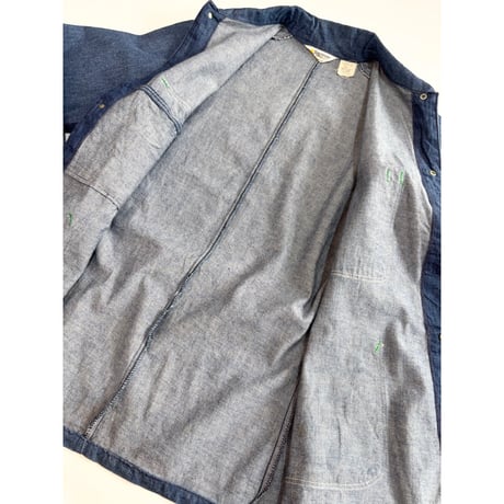 70s KEY "IMPERIAL" DENIM COVERALL Size 42
