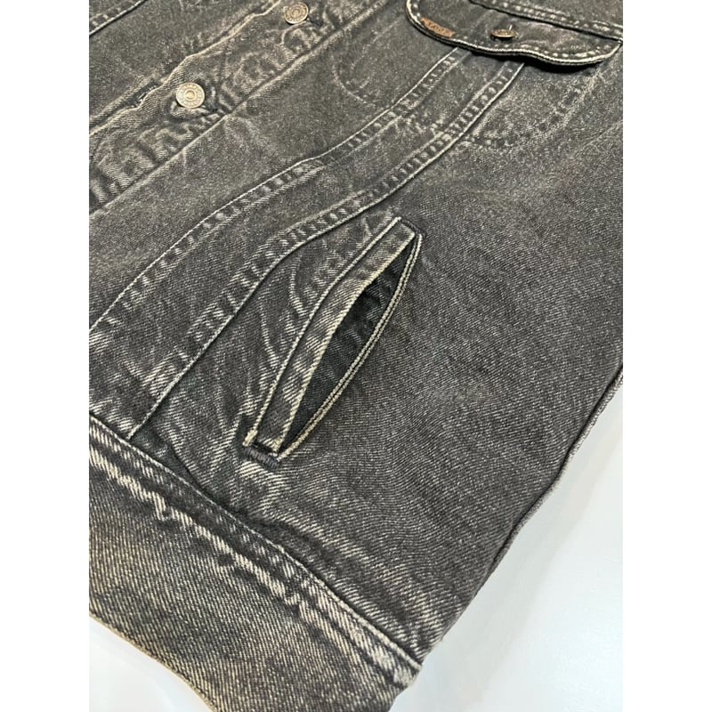 90s Lee 221 BLACK DENIM JACKET 