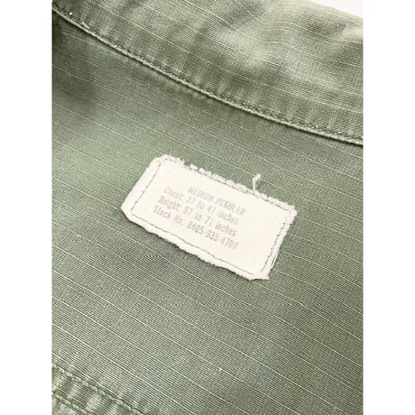 70s US AMRY "5th TYPE" Jungle Fatigue JACKET Size MEDIUM-REGULAR
