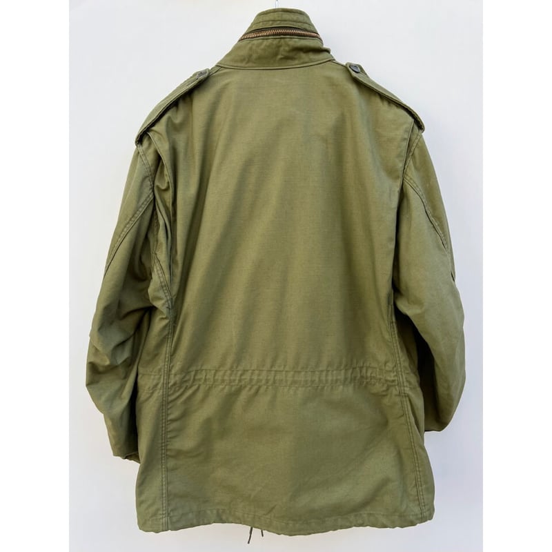 70s アメリカ軍 実物 M65 シェル MEDIUM-REGULAR Vintage 70s M65 US Army Field Jacket - Small Long | OG 107 Hooded