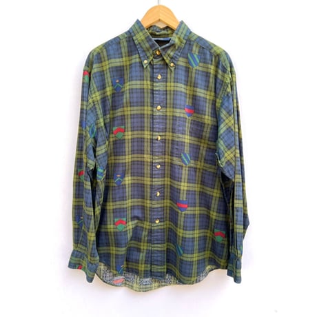 90s NAUTICA B/D CHECK SHIRT Size L